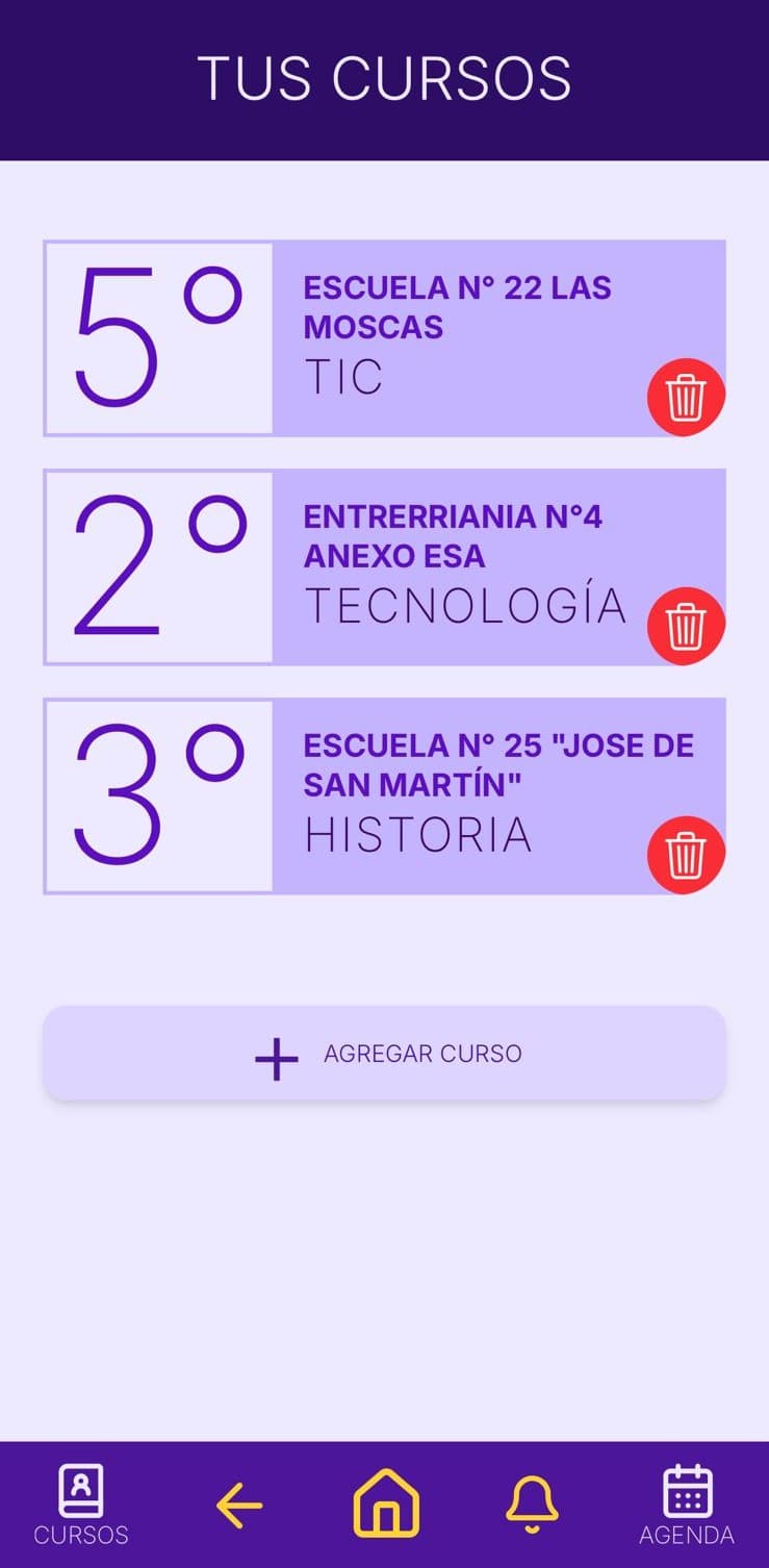 ✔ Crear y gestionar cursos fácilmente